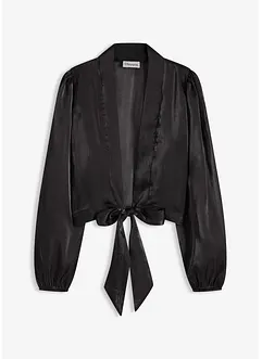 Bolerko z jemného tylu, s ozdobnou vázačkou, bonprix