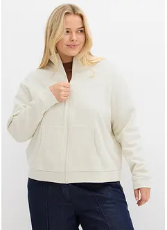 Mikina na zapínání, z čisté organické bavlny, bonprix