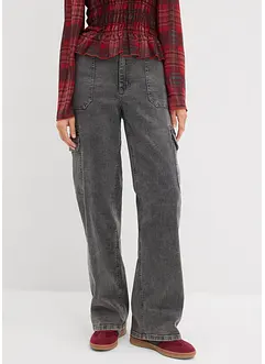 Cargo džíny, High Waist, bonprix
