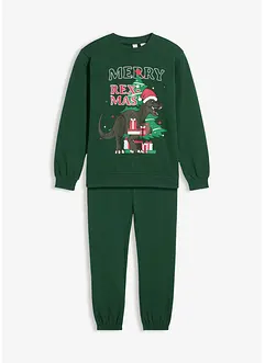 Mikina a teplákové kalhoty z čisté bavlny (2dílná souprava), bonprix