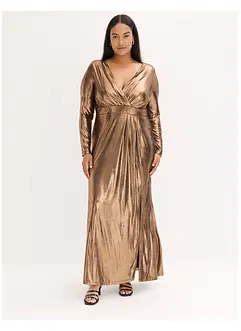 Večerní šaty z jemného žerzeje s leskem, bonprix
