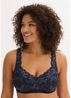 Odlehčující podprsenka bez kostic, s barevnou třpytivou přízí, bonprix