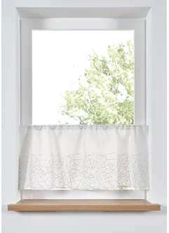 Vitrážková záclona s lesklou výšivkou, bonprix