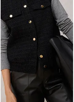 Blejzrová vesta s podílem vlny, bonprix