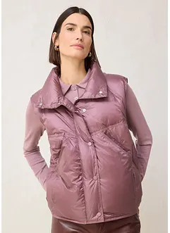 Prošívaná vesta s recyklovaným prachovým peřím, bonprix