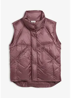 Prošívaná vesta s recyklovaným prachovým peřím, bonprix