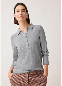 Triko polo s podílem vlny, bonprix