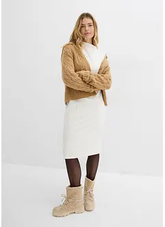 Midi šaty z viskózové směsi, bonprix