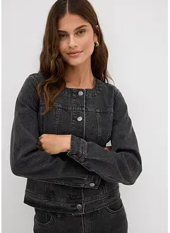 Džínová bunda se štrasovými kamínky, bonprix