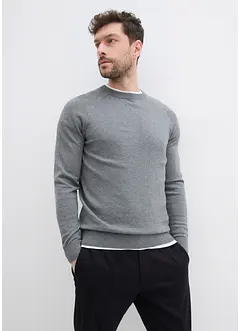 Svetr z jemné pleteniny z čisté bavlny (2 ks v balení), bonprix