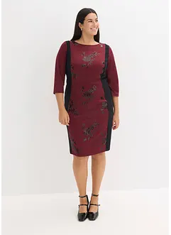 Pouzdrové šaty s výšivkou s flitry, bonprix