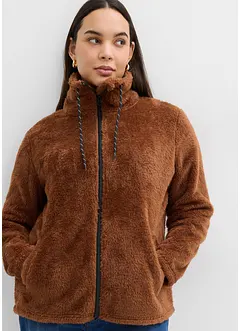 Bunda z medvídkového flísu, bonprix