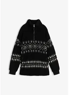 Mikina z medvídkového flísu, bonprix