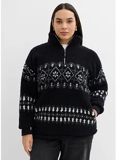 Mikina z medvídkového flísu, bonprix