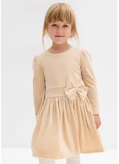 Sametové šaty s rozšířeným střihem, bonprix