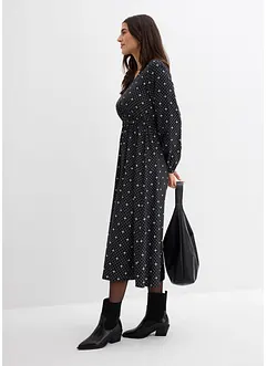 Dlouhé šaty ze splývavé viskózy, bonprix