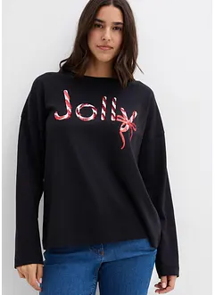 Triko s dlouhým rukávem, z čisté organické bavlny, bonprix