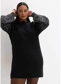 Pletené šaty se třpytivým efektem, bonprix