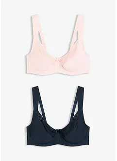 Podprsenka s kosticemi (2 ks v balení), bonprix