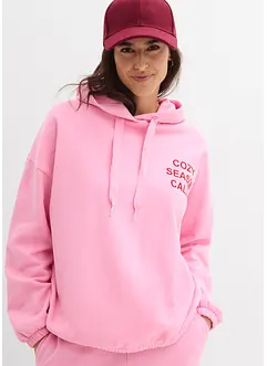 Oversize mikina z čisté bavlny, bonprix