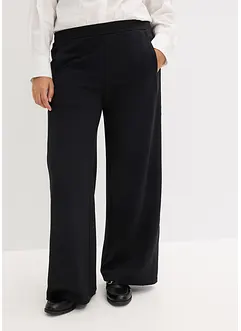 Kalhoty bez zapínání, z materiálu Punto di Roma, se třpytivými kamínky, bonprix