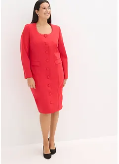 Blejzrové šaty s krajkovým lemem, bonprix