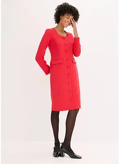 Blejzrové šaty s krajkovým lemem, bonprix