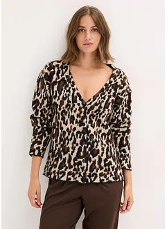 Pletený žakárový kabátek, bonprix