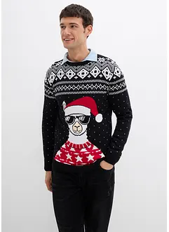Vánoční svetr s bavlnou, bonprix