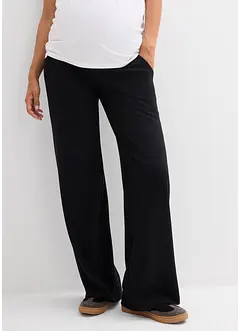 Těhotenské kalhoty se širokými nohavicemi, z pohodlného materiálu Punto di Roma, bonprix