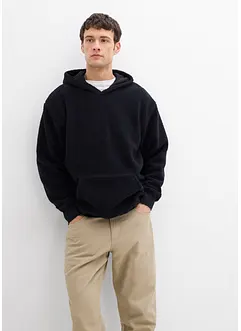 Mikina z medvídkového flísu, s bavlněnou podšívkou, Loose Fit, bonprix