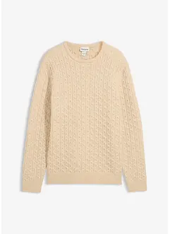 Svetr z jemné pleteniny se strukturovaným vzorem, bonprix