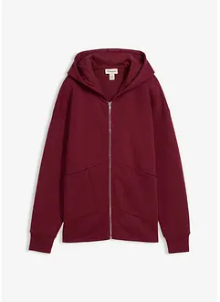 Oversize mikina na zapínání, bonprix