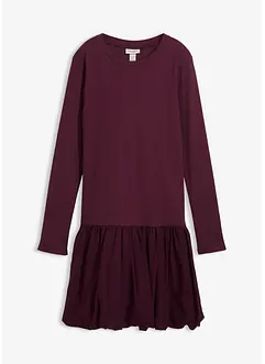 Úpletové šaty s balónovou sukní, bonprix
