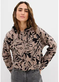 Mikina s kapucí, z čisté bavlny, bonprix