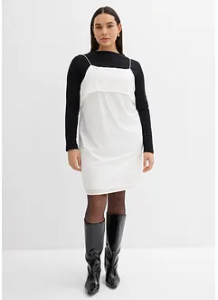 Minišaty s krásnou pajetkovou výšivkou, bonprix