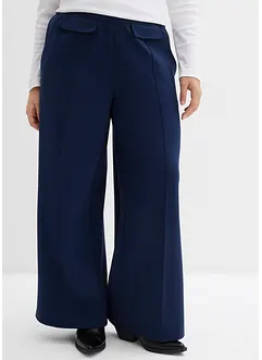 Kalhoty Bootcut, z lehce lesklé viskózové směsi, bonprix