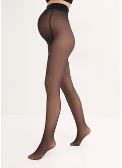 Hřejivé těhotenské punčochové kalhoty, průsvitné, 50 DEN, bonprix