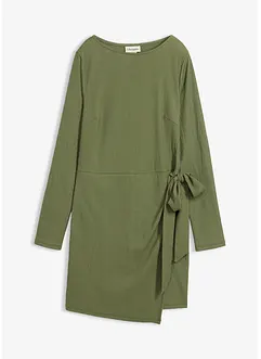 Úpletové šaty ze strukturovaného krepu, bonprix