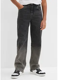 Džíny Loose Fit s barevným přechodem, Straight, bonprix