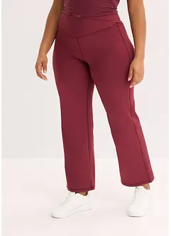 Sportovní termo kalhoty z měkkého materiálu, rovné nohavice, bonprix