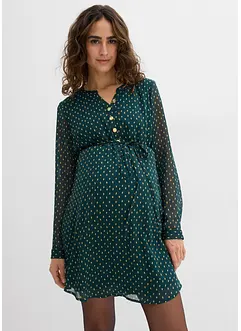 Těhotenské a kojicí šaty ze šifónu 2 v 1, bonprix