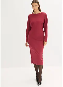 Midi šaty z pohodlného materiálu Punto di Roma, bonprix