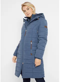 Prošívaný kabát, vzhled 2 v 1, bonprix