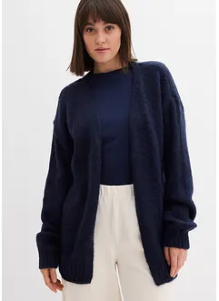 Oversize kabátek ze silnější pleteniny, bonprix