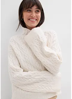 Svetr s copánkovým vzorem, bonprix