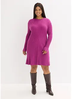 Pletené minišaty z měkké viskózové směsi, bonprix