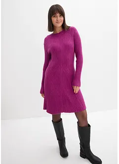 Pletené minišaty z měkké viskózové směsi, bonprix