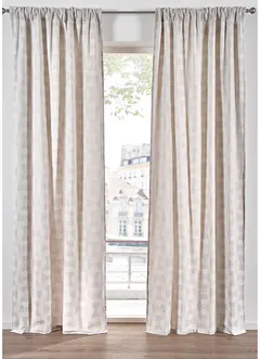 Žakárový závěs z organické bavlny (1 ks v balení), bonprix