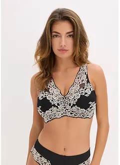 Zmenšovací podprsenka bez kostic, s polstrovanými ramínky, bonprix
